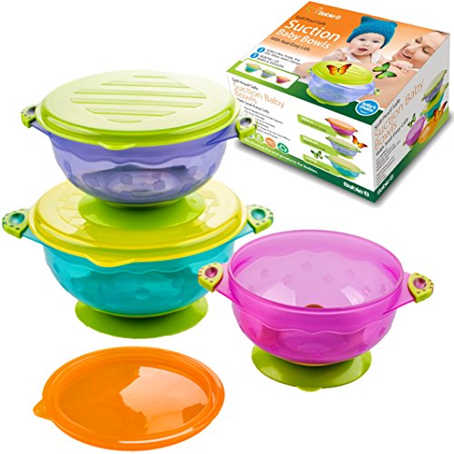 Best Suction Baby Bowls for Toddler and 6 Months Solid Feeding3 Size